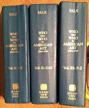 Hardcover Who Was Who in American Art : 1564-1975 (3-Volume Set) Book