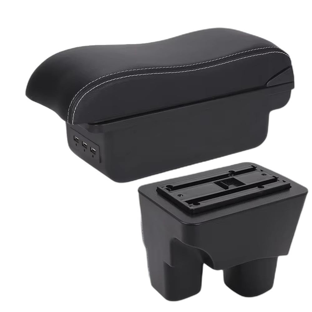 Fsozdbbpl B3 Black White 3Usb For Chevrolet Onix 2020-2024 Car Armrest Box Storage Box Interior Parts