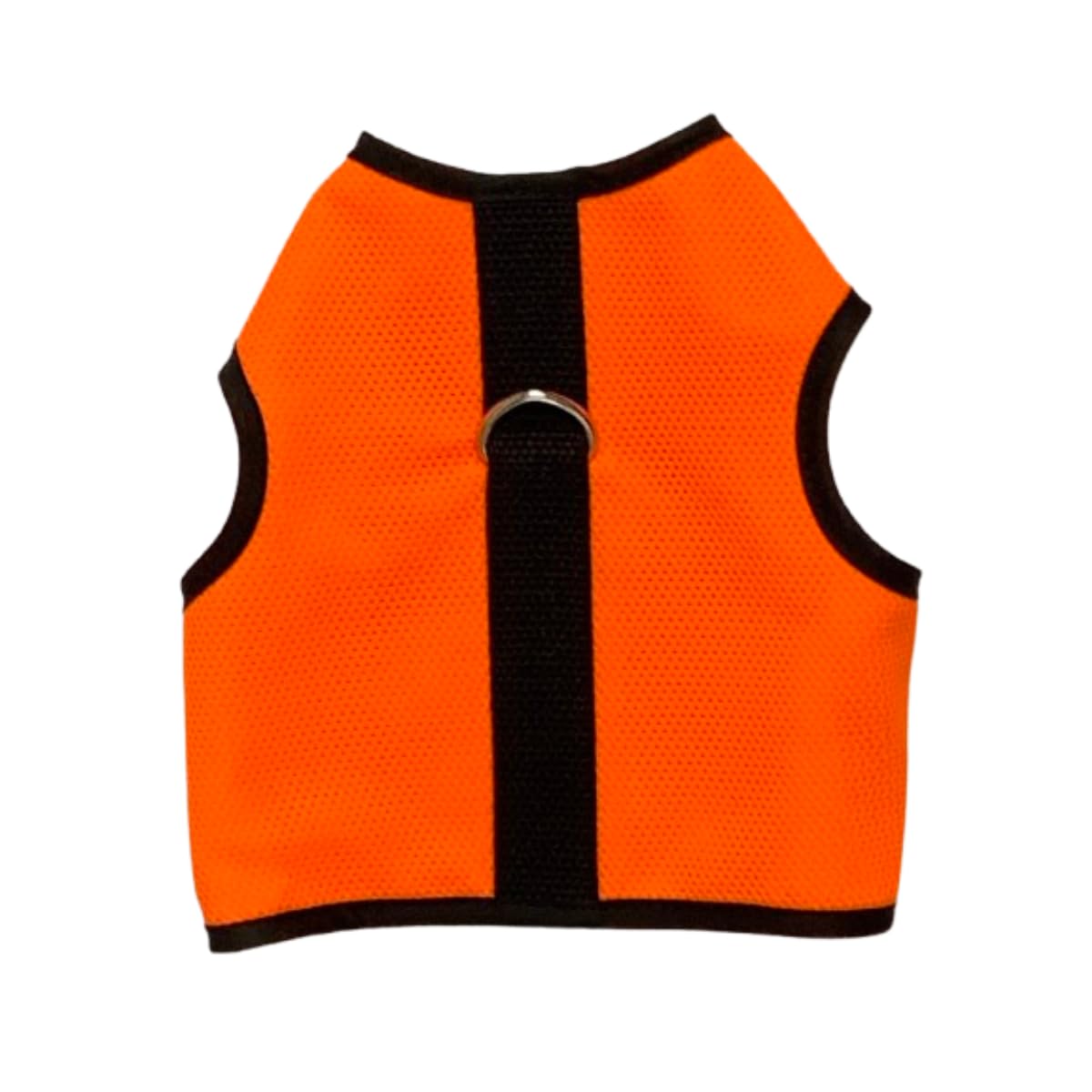 Kitty Holster Cat Harness - Ultra-Breathable Cool Mesh with 100% Cotton Lining, Secure Hook-and-Loop, Comfortable Walking Vest for Cats, Lightweight, Vet-Recommended - S/M, Safety Orange