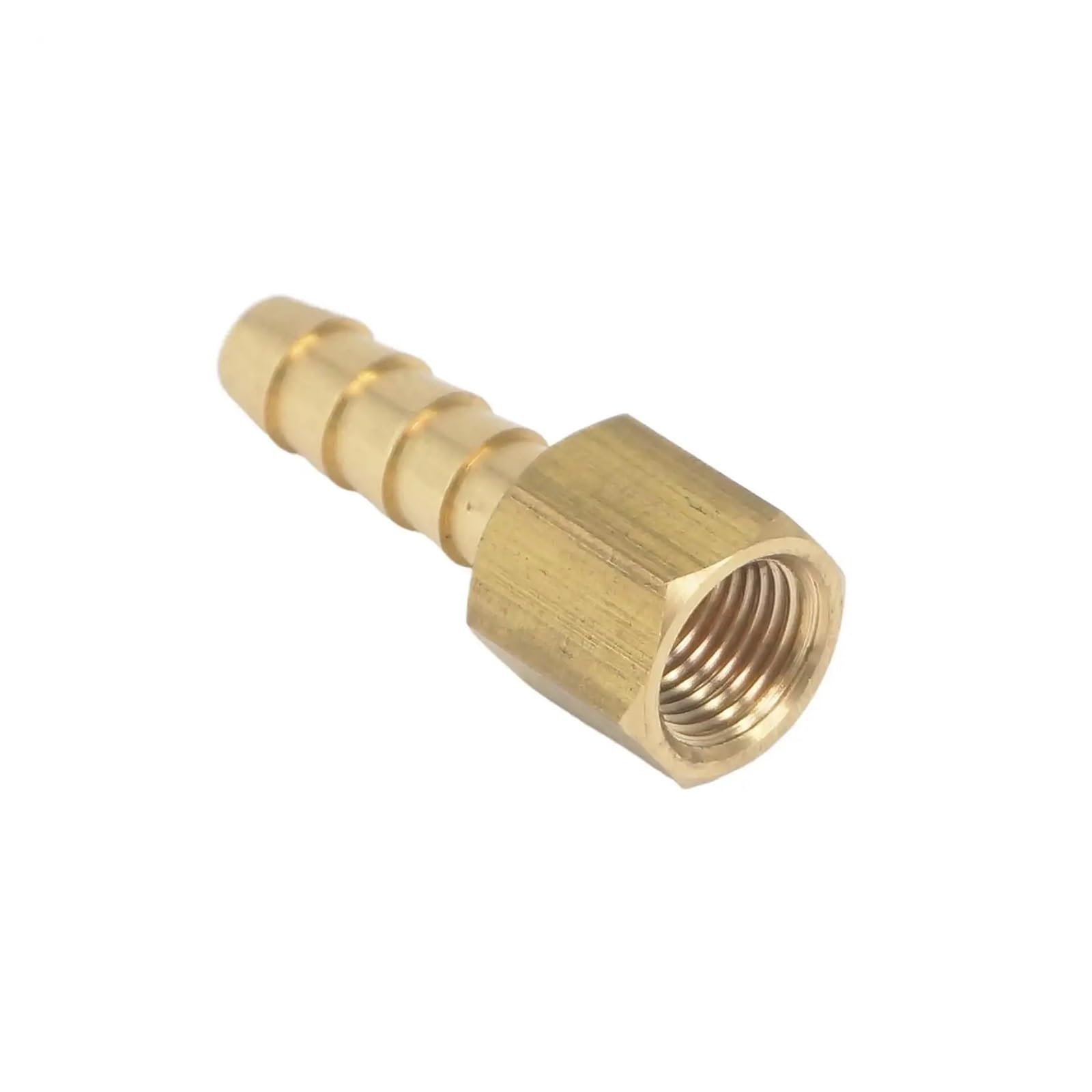 MQXFCZUX 1/8" NPT Female x 1/4" Hose Tail Brass Fuel Fitting Connector MQXFCZUX