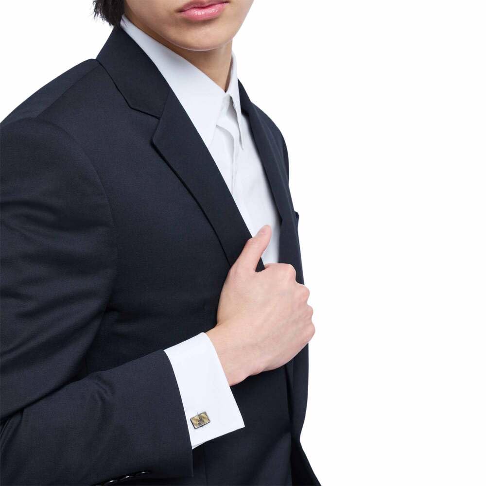 Emporio Armani Herren Manschettenknöpfe aus Edelstahl