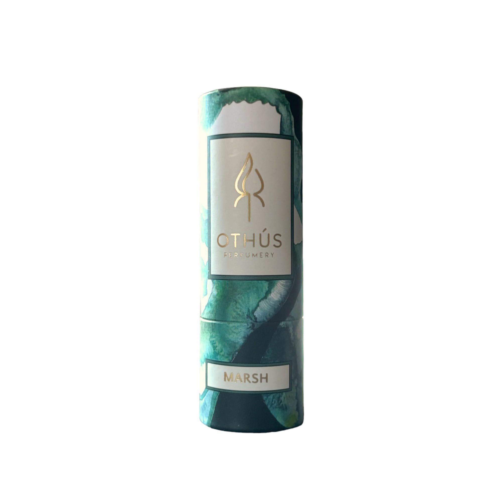 Marsh Solid Perfume – Sweetgrass, Spearmint, Jasmine, Carolina Gold, Tonka Bean, Orris, and Vanilla. – Convenient Twist Tube for Travel – Natural Solid Eau de Parfum – 0.17 ounce