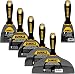 DEWALT DELUXE Stainless Steel Putty Knife Set | 4/5/6/8/10-Inch + 3-Inch Included for FREE | Soft Grip Handles | DXTT-3-139