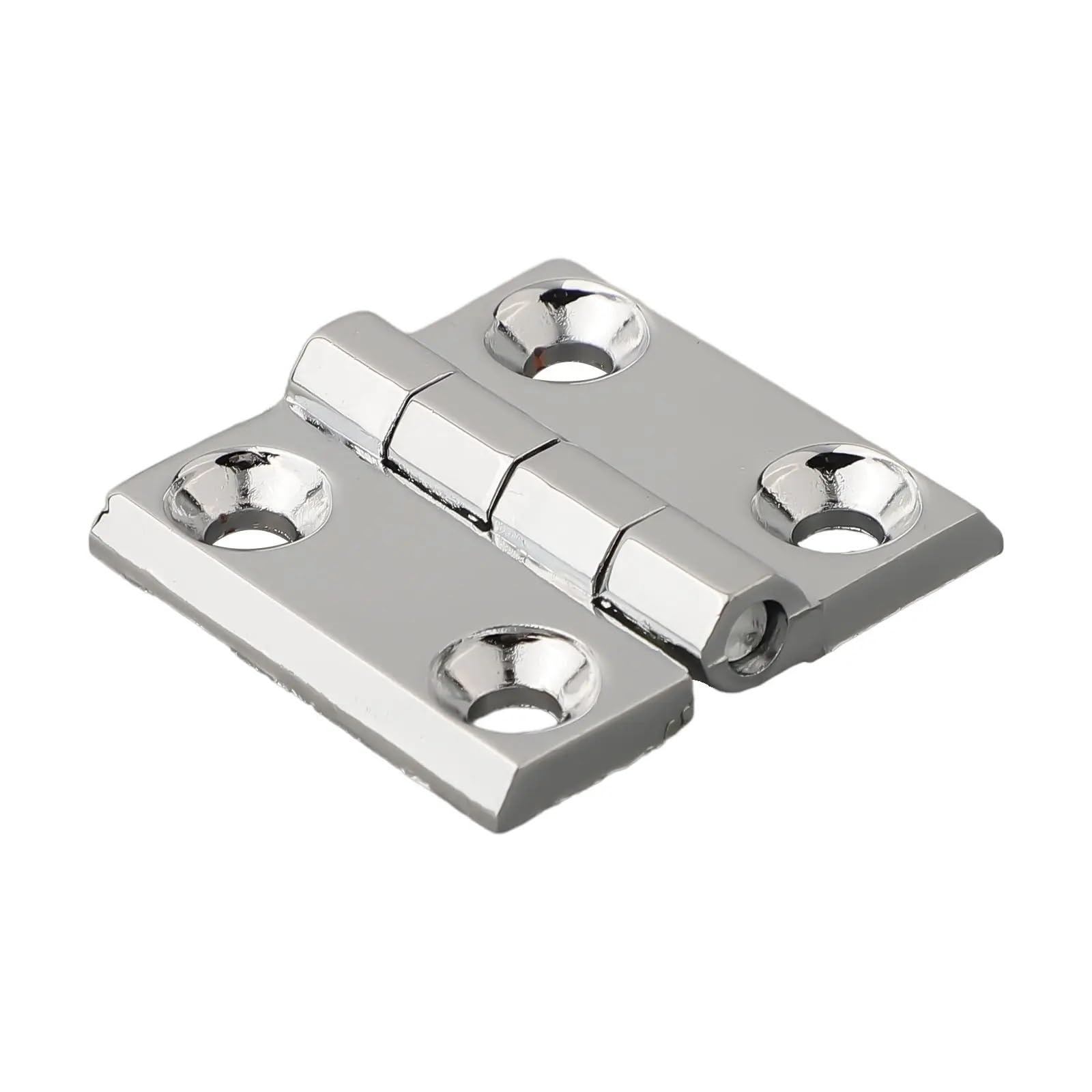 Kdhcvkz Silver 40X40mm 1Pcs Furniture Detachable Hinge Stainless Steel 40-60Mm(Silver 40X40mm)