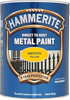 Hammerite 5084877 SFY25L 2.5L Direct to Rust Smooth Finish - Yellow