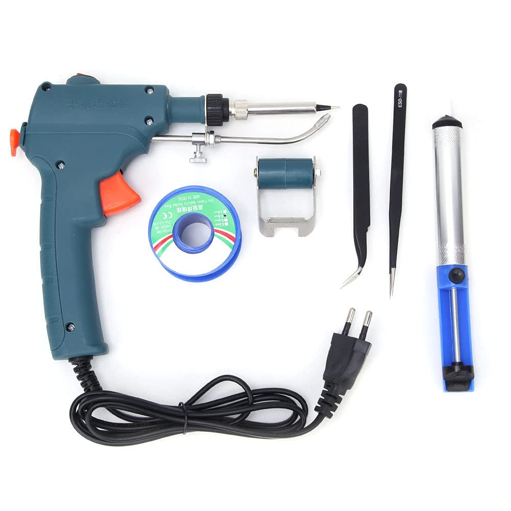 5Pec 80W Handheld Internal Heating Soldering Iron Automatic Soldering Tools Adjustable Temperature Manual Repair Soldering(U.S. Standard 110V)
