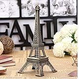 Bronzeton Paris Eiffelturm Figur Statue Vintage-Modell-Dekor-Legierung 13cm