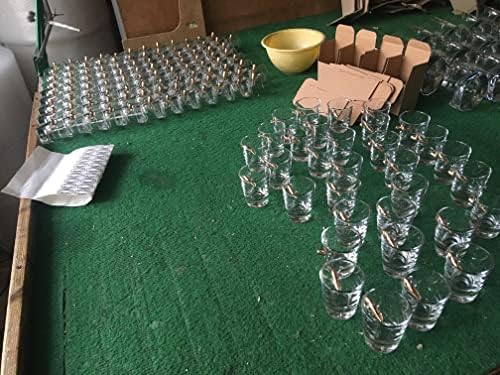 Gift for him.KolbergGlas HandMade Shot Glass with .308 Bullet 1 1/2UK oz Gift for Men