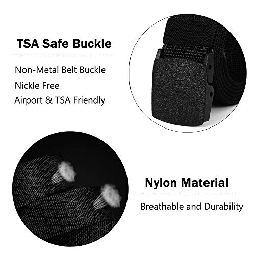 Image of Mile High Life | Nylon Web Belt | Outdoor Military Belt | TSA Safe Buckle Plastic /Metal