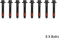 Vista 7 de 5.7 HEMI Conjunto de juntas para colector de escape con pernos y tuercas para motores V8 de 5.7L 2009-2020 Dodge Ram 1500 2500 3500 Jeep Charger