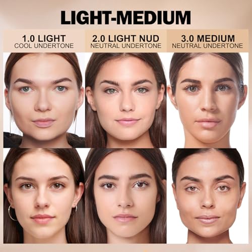 Anglicolor Corrector Ojeras, Corrector de Cobertura Completa, Corrección del Color, De larga Duración, Hidratación, Adecuado Para Todo Tipo de Pieles (02#Light Nude, 12g) - imagen 6