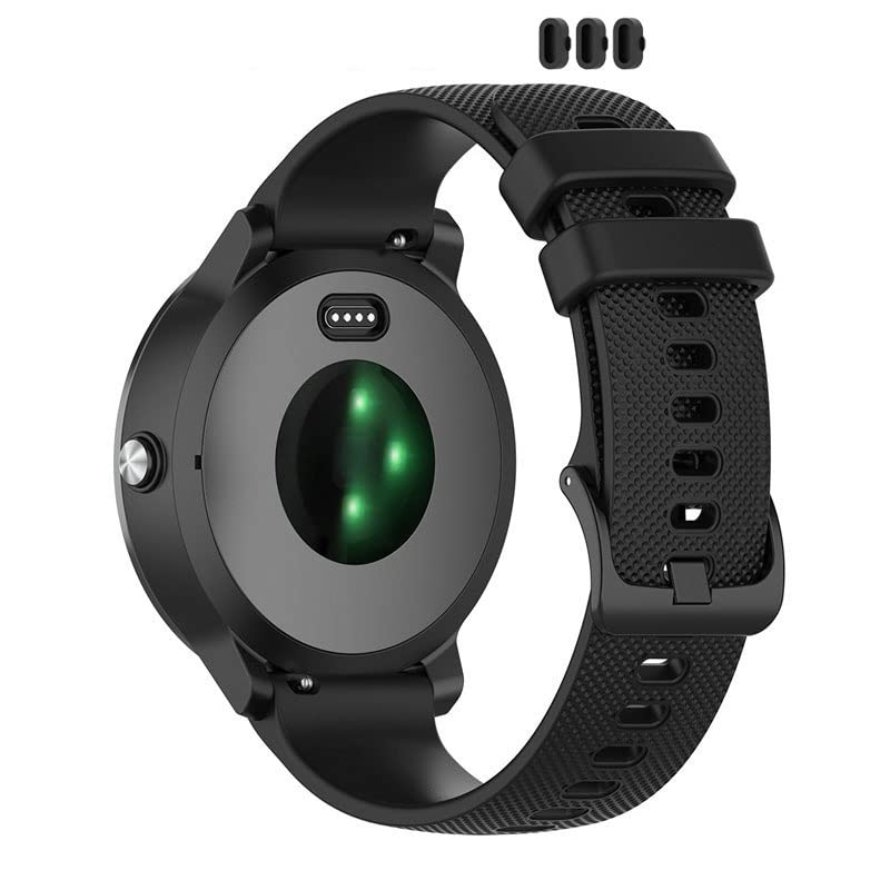 Correa de silicona de 18 mm para Garmin Vivoactive 4S intercambiable