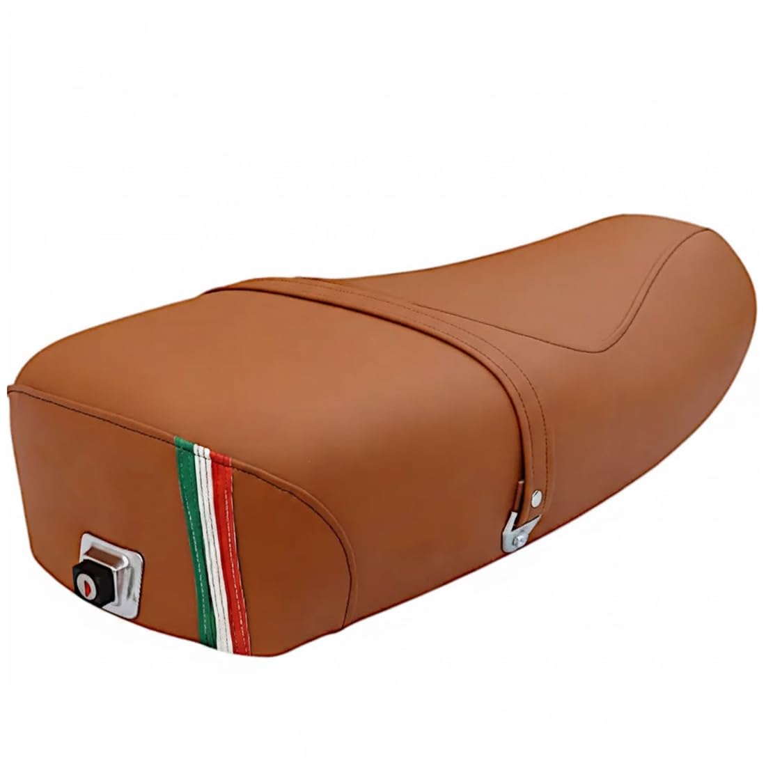 Sella Sedile Sellone Elite Bandiera Italia Per PX 125 150 200 Marrone