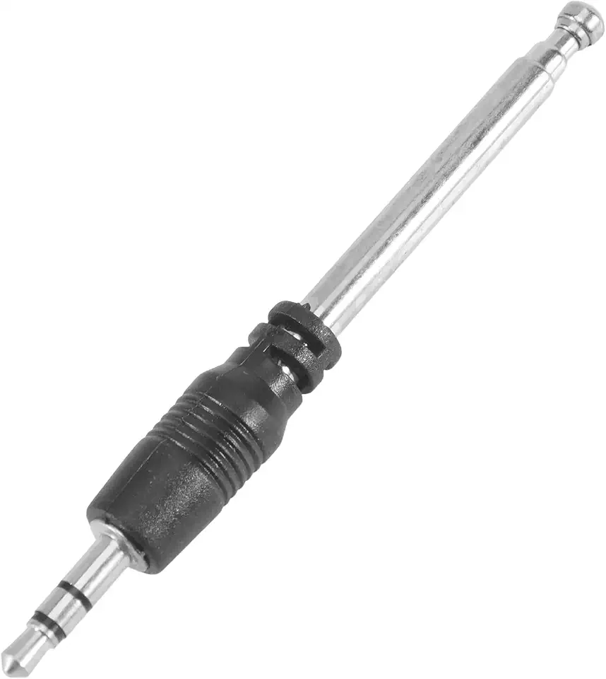 Antena de rádio 3,5 mm 4 seções telescópica FM antena rádio para celular celular MP3 Mp4 equipamento de áudio