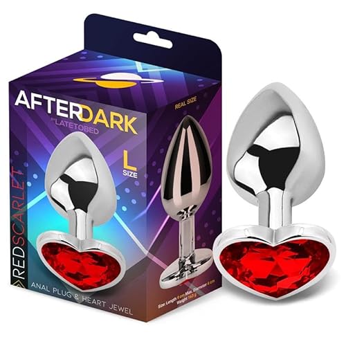 Plug Anal Base Corazã“N Red Scarlet Talla L