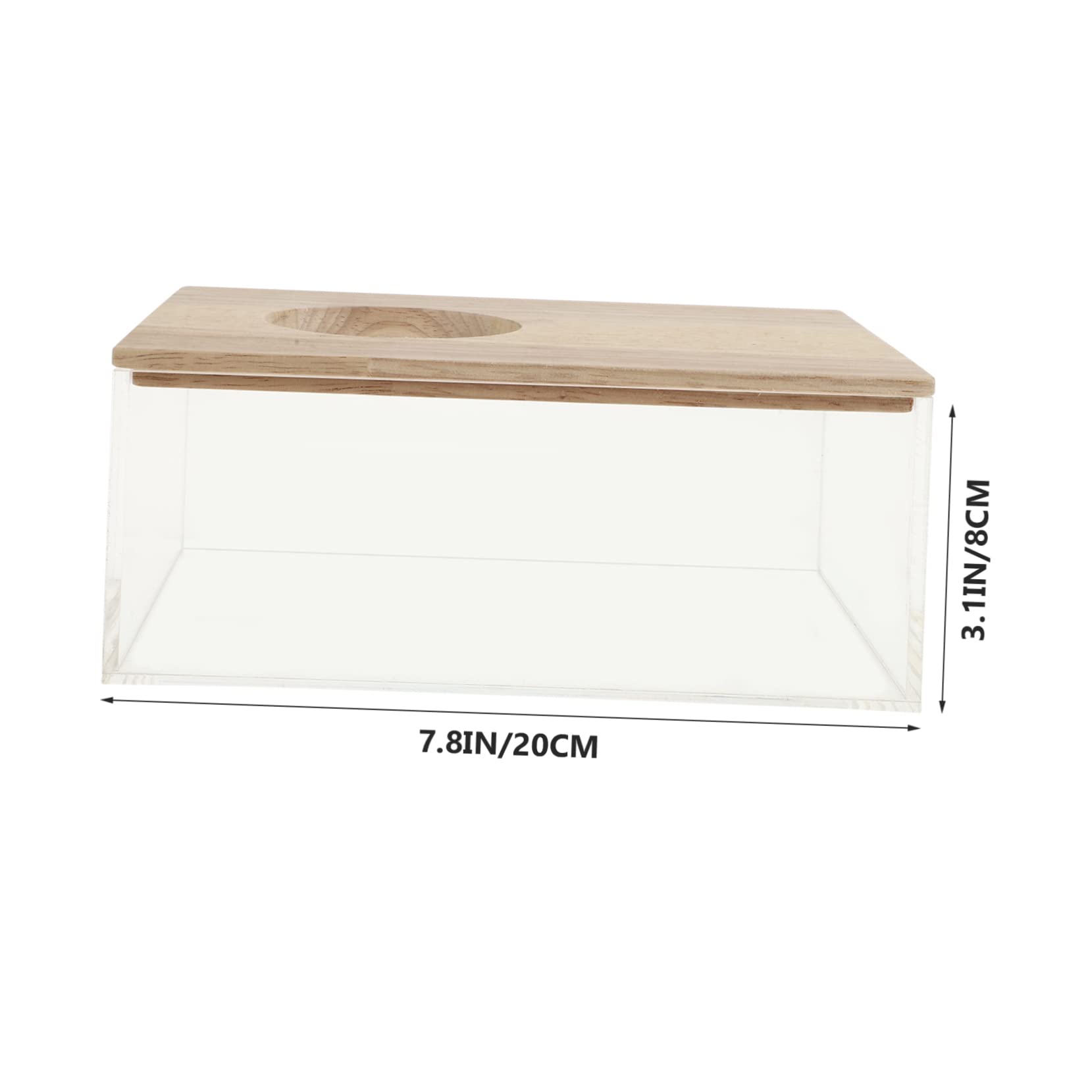 Milisten Transparente Hamsterbadewanne mit Sandbad und Praktischem Design