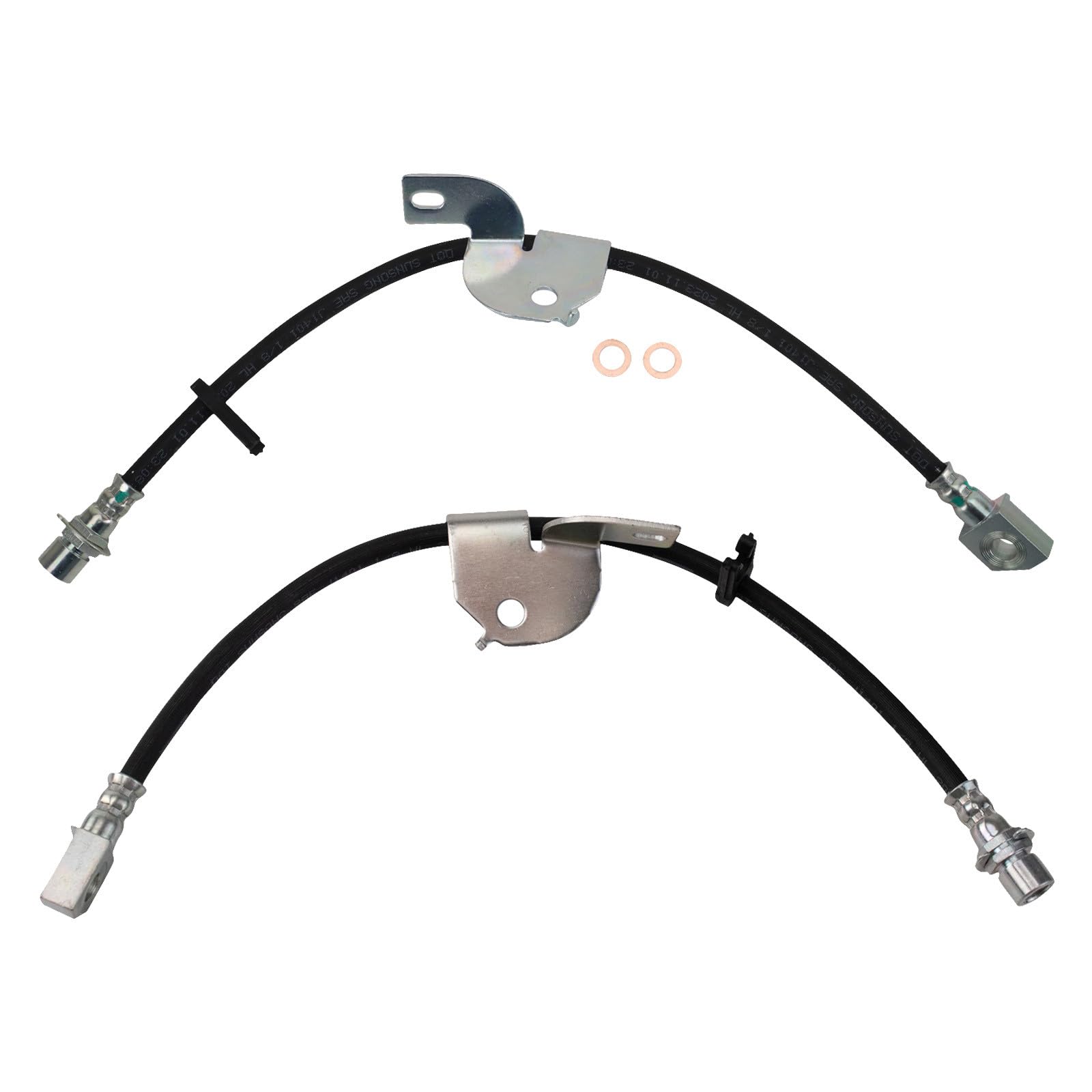 TRQ Front Brake Hose Set
