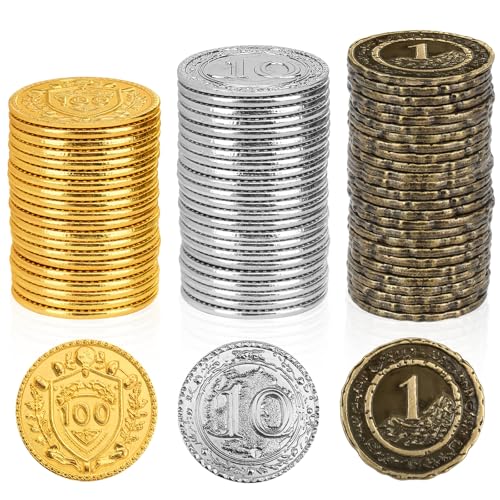 Byhoo 150 PCS Metal DND Coins, 1.2