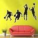 VOSAREA Jugadores de Baloncesto Etiqueta de la Pared Vinilo removible Inspiración Decoración...