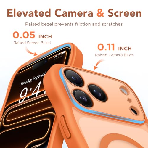 Coque iPhone 17 Pro Max antichoc protectrice avec anneau magnétique intégré