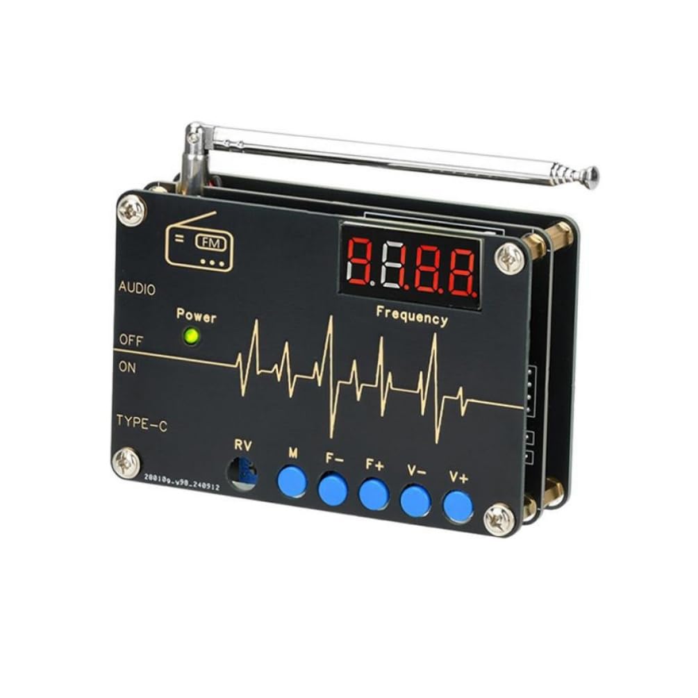 RDA5807M Radio Kit FM 87-108MHz Display Digitale Tubo Saldatura DC5V
