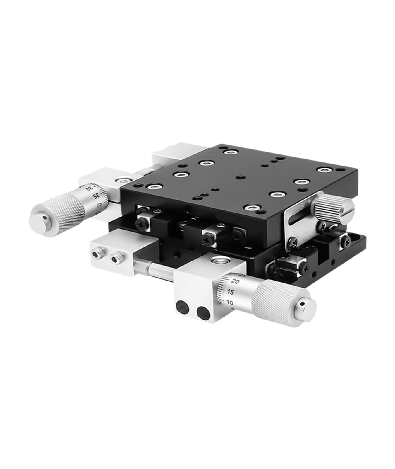 KGLHJDY Manual Fine-Adjustment Cross Slide Table Displacement Platform LY60/80/90/100/120/125(LY125-LM-50mm)