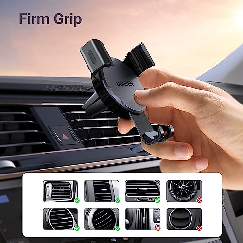 image for UGREEN Car Phone Holder Air Vent Gravity Cradle Shakeproof Compatible 