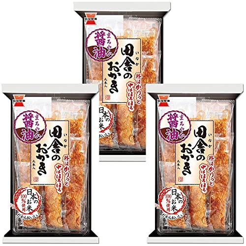 田舎のおかき(3袋)おまけ付