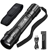 ULTRAFIRE Blue Light Flashlight, 450-460nm Single Mode LED Blue