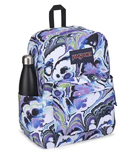 Image of JanSport Superbreak Backpack - Durable, Lightweight Premium Backpack, Marble Mood Blue Iolite