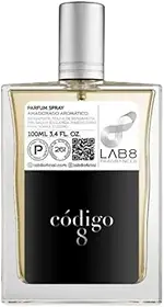 Perfume Código 8 / Lab 8 Fragrances 100ml / Perfume Masculino Amadeirado