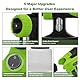 Farbsprühsysteme 700W HVLP, Lackierpistole mit 4 Düsen & 3 Sprühmuster, Elektrische Sprühpistole Blas- & Reinigungsfunktion, 1200ml, für Möbel, Wand, Türen, Zaun, DIY