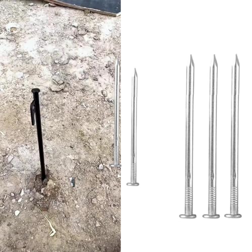 Clavos de acero para ensamblaje de muebles set para colgar cuadros y carpintería, adecuados para drywall y pino, con 2 tamaños miniatura 2