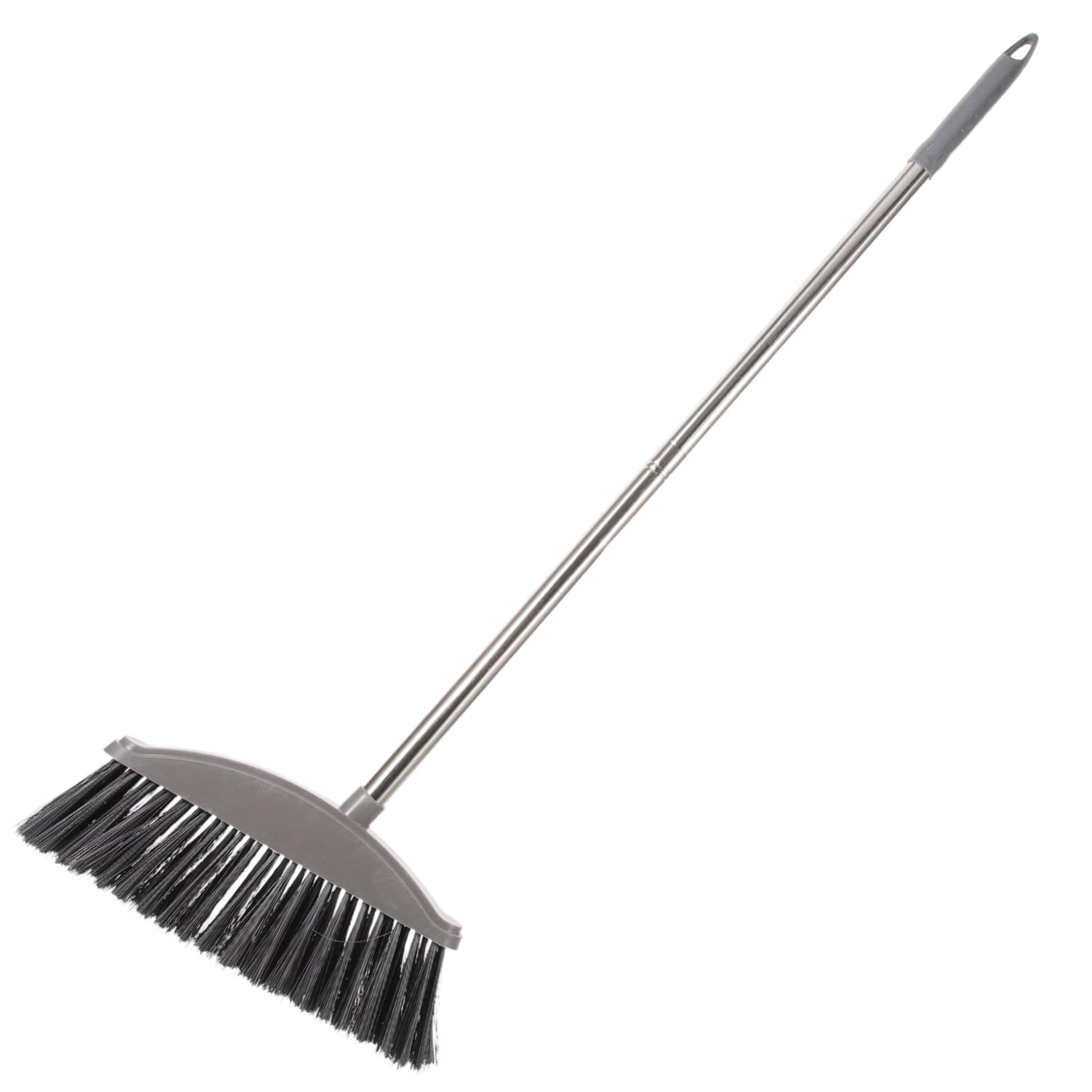 CONGARTENO Plastic Dark Grey Cleaning Dustpan Office Broom Brush Heads Sweeping Stainless Steel Cleaning Tools