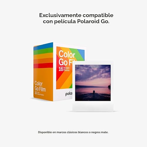 Miniatura 8 de Polaroid Go Generation 2 - Mini cámara instantánea + paquete de película (16 fotos incluidas) - Negro (6280)