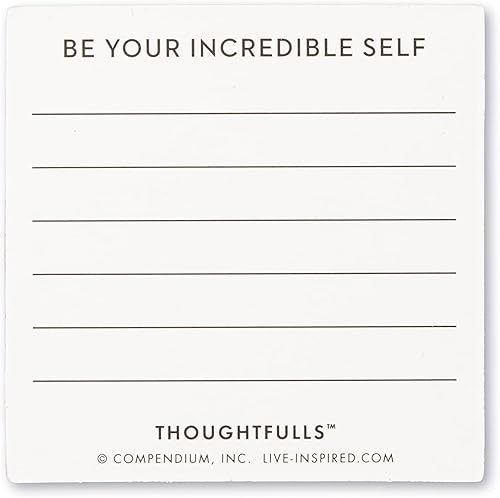 Miniatura 8 de Compendium - Tarjetas plegables ThoughtFulls, con texto en inglés You're Wonderful, 30 tarjetas desplegables, cada una con un mensaje inspirador