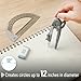 Mr. Pen- Compass and Protractor Set, Math Compass for Geometry and Drawing