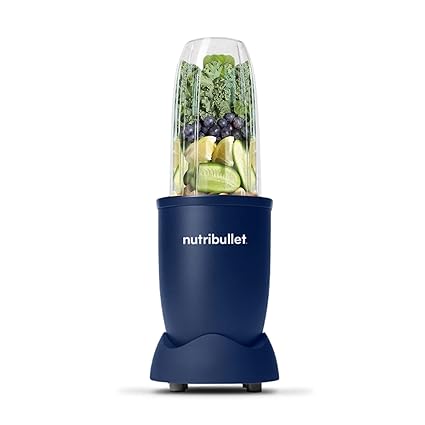 Nutribullet PRO High Speed Blender/Mixer/Smoothie Maker - 900 Watt - 12 Pcs Set ,3 Jar (Matte Blue)
