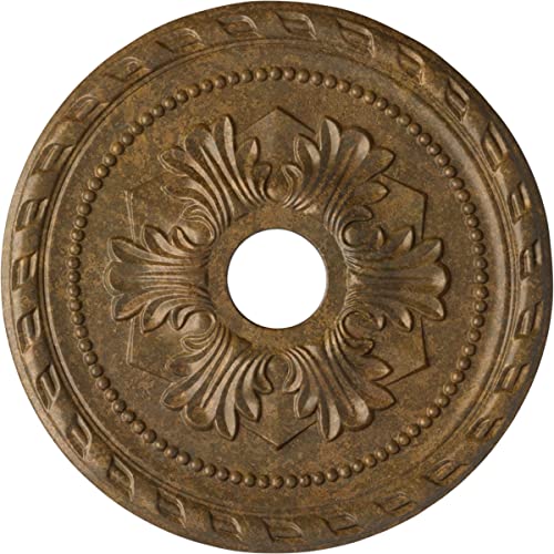 Ekena Millwork CM20PMRZS Palmetto Ceiling Medallion, Rubbed Bronze by Ekena Millwork - Used condition - US$17.88