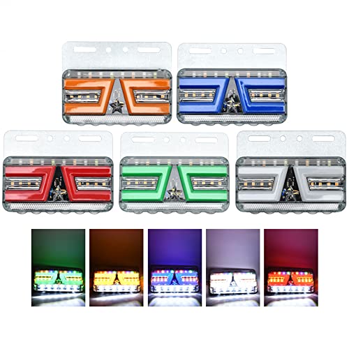 4pcs Marcador Lateral Caminhão 24v Libera De Folga Do Trailer Iluminação Sinal Dinâmico De Giro Verm