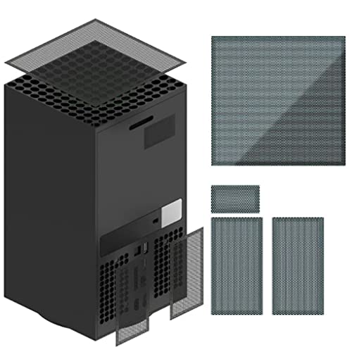 SUWIAKLALL Capa de poeira para console de jogos removível reutilizável filtro de resfriamento à prov