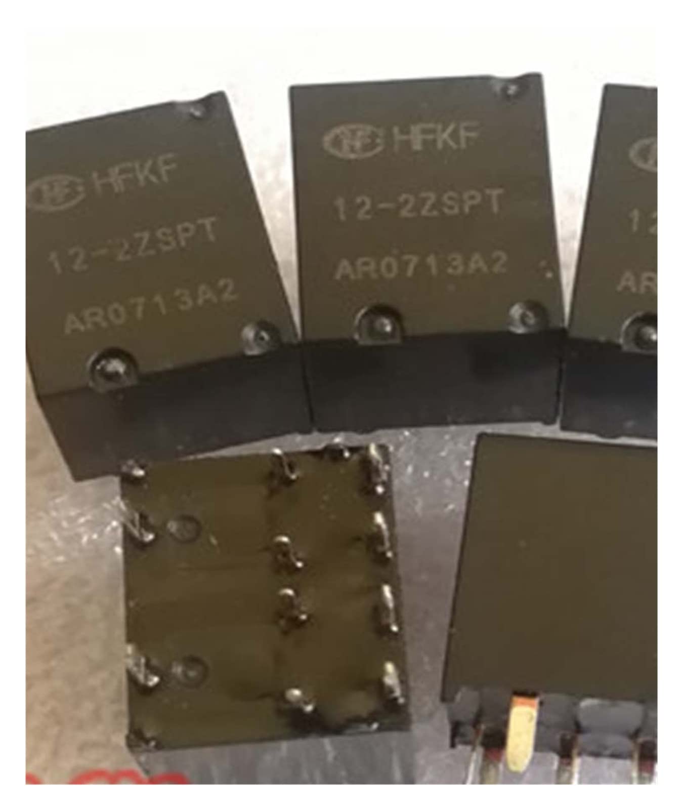 GJZIFGFWQ 12V Relay HFKF-12-2ZSPT 12VDC 10Pins(10 PCS)