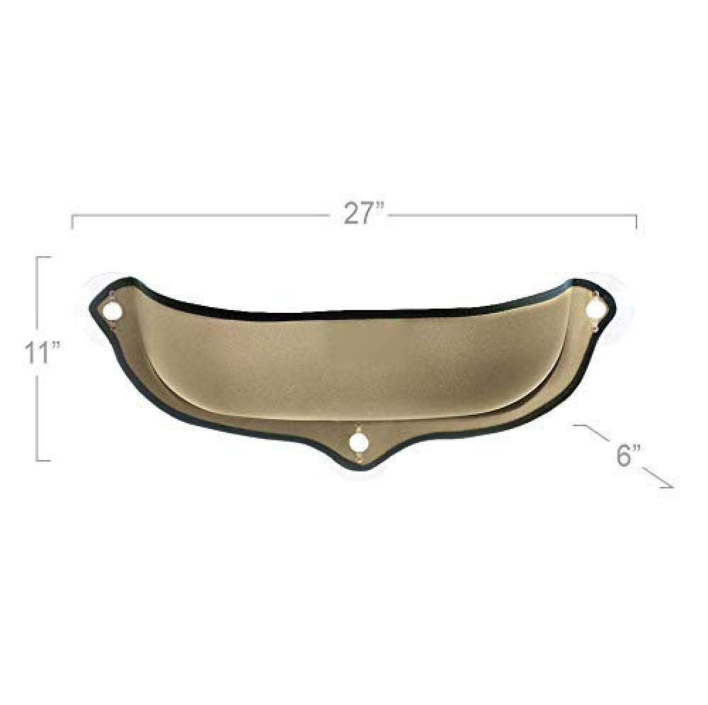 Katzenhängematte Khaki Cat Hängematte Cat Barsch Fenster Sitz Saugnäpfe Platzsparende Haustier Ruhesitz Soft Schaukelbett Sonnenbad 2St