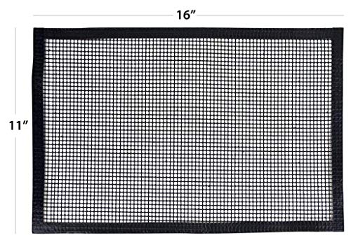 Bbq Butler Non-Stick Bbq Mesh Grill Mat- Perfect For Smokers - Traeger, Green Egg, Kamodo Compatible #TOP1