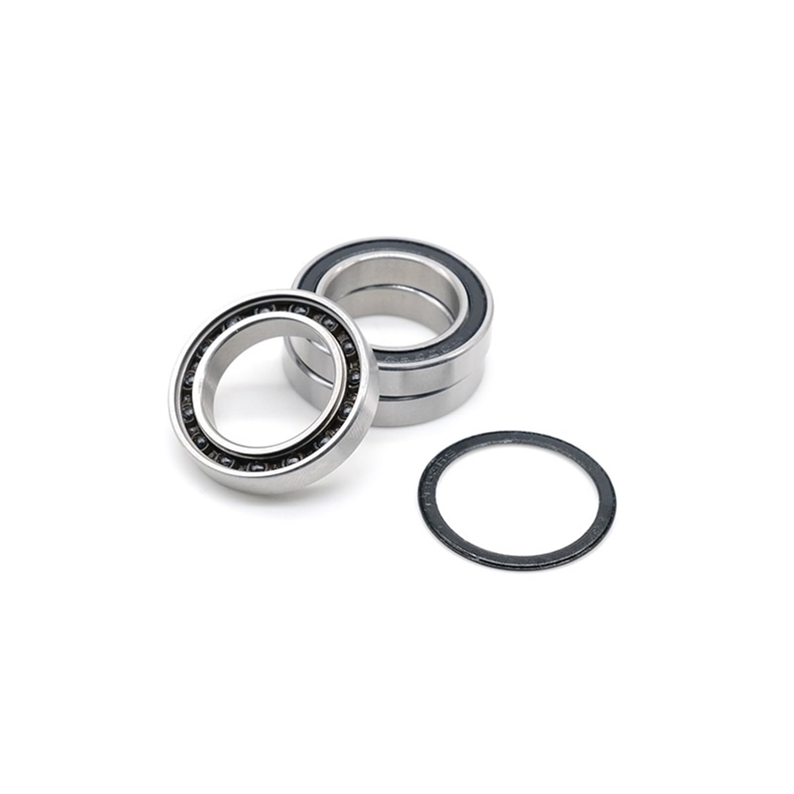 Rodamiento de bolas de cerámica híbrido de acero inoxidable S6803-2RS (17 x 26 x 5 mm), eje de rueda, S6803RS (1 unidad)