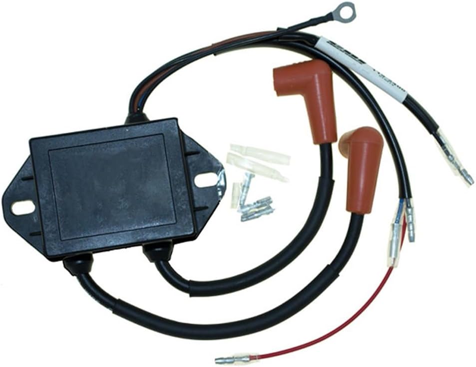 RAREELECTRICAL Cdi Ignition Pack Compatible With Tohatsu Nissan 35Hp 40Hp 45Hp 50Hp 55Hp 60Hp 70Hp 2-Stroke 2-Cyl Outboard 1980-1997 3A3-06240-0 353-06260-0 Replaces 3A3062400m 119-2400 30306-2400