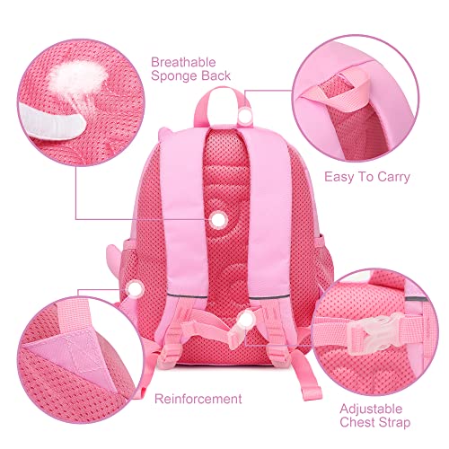 Reqinqin Toddler Backpack Cute Animal 3D Cat Cartoon School Kids Backpack Bag For Baby Girl Boy For Age For 1-5 Years Lightweight Travel Children Cat Backpack （Cat） #TOP4