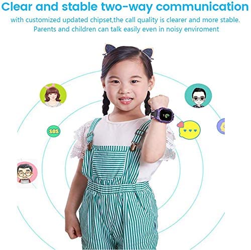 Child using Q19 Smart Watch for two-way communication