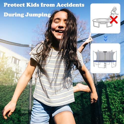 Poteaux de trampoline abîmés ? Remplacez-les par nos tubes de sécurité avec mousse - 2