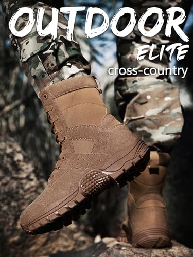 Kervaky Men's Tactical & Military Boots - Durable, Lightweight, Combat & Outdoor Boots2